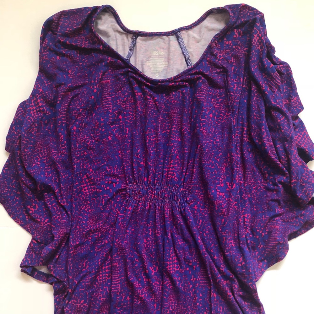 Purple and pink flowy shirt. Mossimo size small.